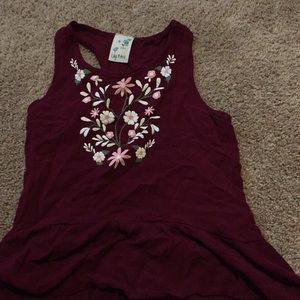 Youth Size 10/12 Flower Shirt